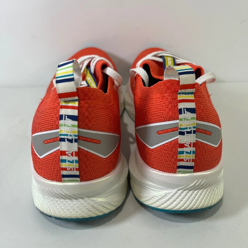 Brooks Levitate StealthFit 6 Running Shoes Womens 9.5 Orange Striped Athletic